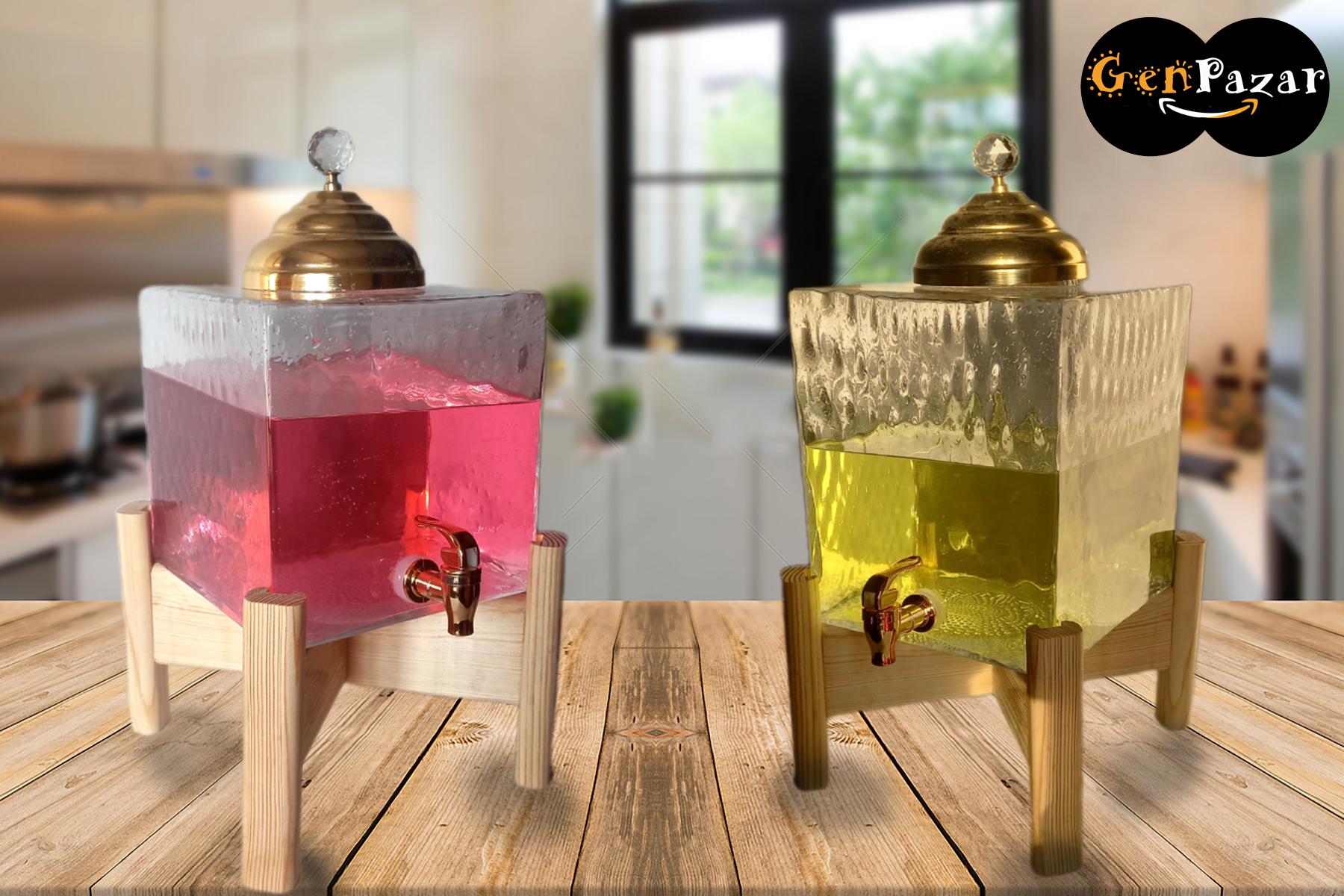 CAM SEBİL, ŞERBETLİK, LİMONATALIK 7 LT.