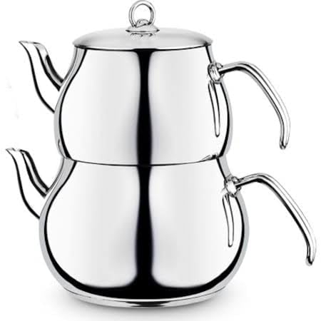 Baron Çelik Çaydanlık Jumbo Boy Metal Kulplu 6.5 L